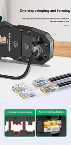 RJ45 Ethernet Cable Cutter Tool RJ11 Crimping Pliers Electrician LAN Network Tester Crimper for 6P 8P RJ12 Stripper Device Gauge