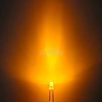 100-1000X 3mm Ball Bulb Led White Green Yellow Blue White Red Ultra Bright Light Emitting Diode Round Head with Edge Short Feet