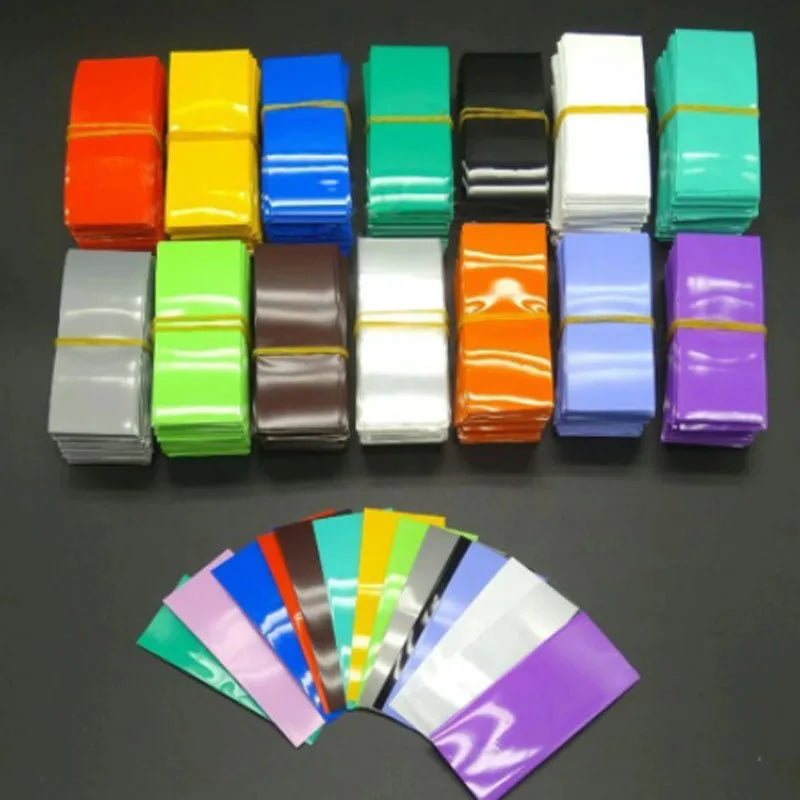 No.5(AA) Battery PVC Heat Shrink Tube Repair protective film Insulated Wrap Protect Case Pack Sleeve