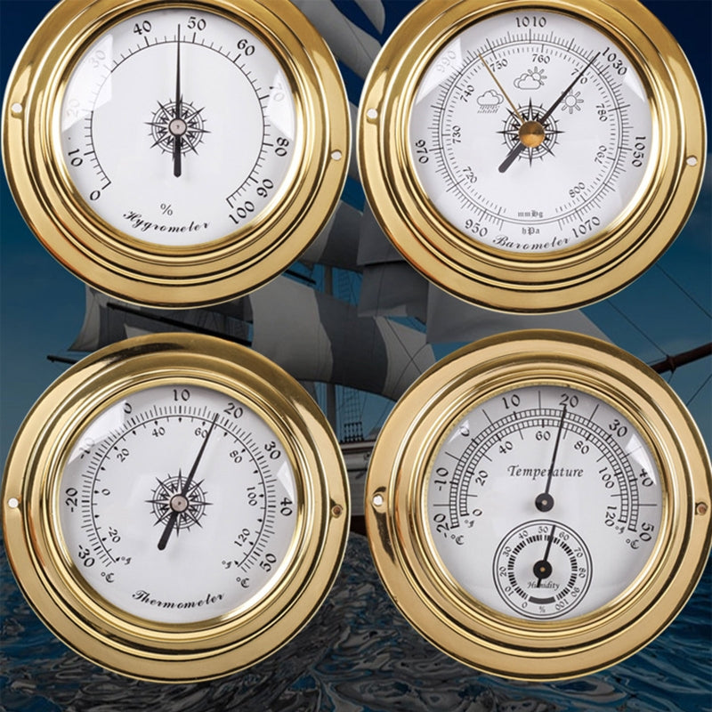 Wall Mounted Weather Station, Temperature Humidity Measurement Barometer Thermometer Hygrometer for Tide Clock Home Cloc