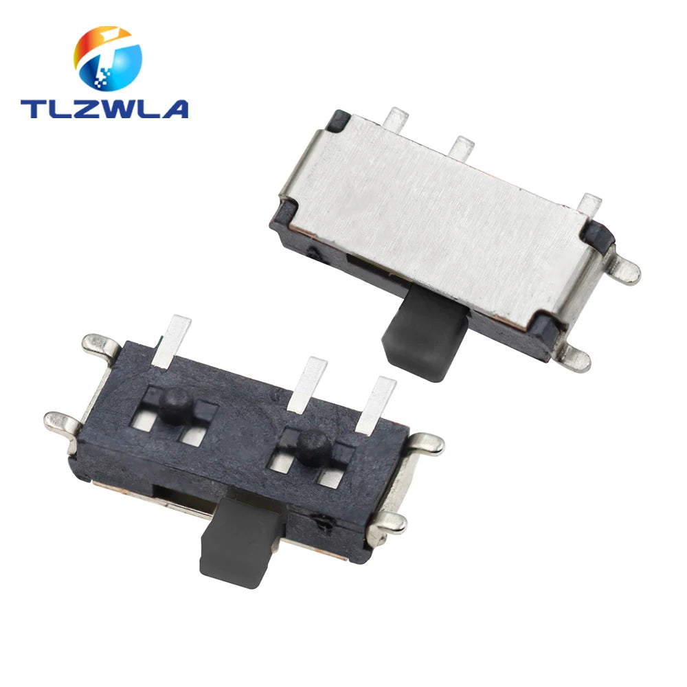 50PCS Mini 7-Pin On/Off 1P2T SPDT MSK-12C02 SMD Toggle Slide Switch For MP3 MP4