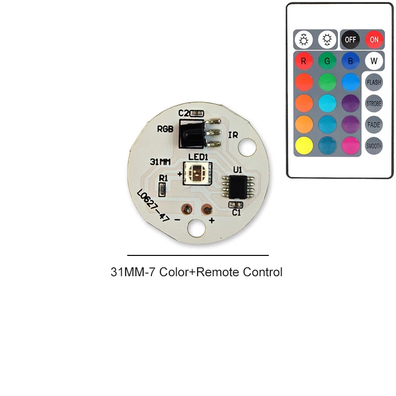 3/5/10PCS Round LED Light Board DC 5V 3W Low Voltage 5730 2835 SMD LEDs 3000K Warm or White 6000K Dimmable Bulb Lamp Panel