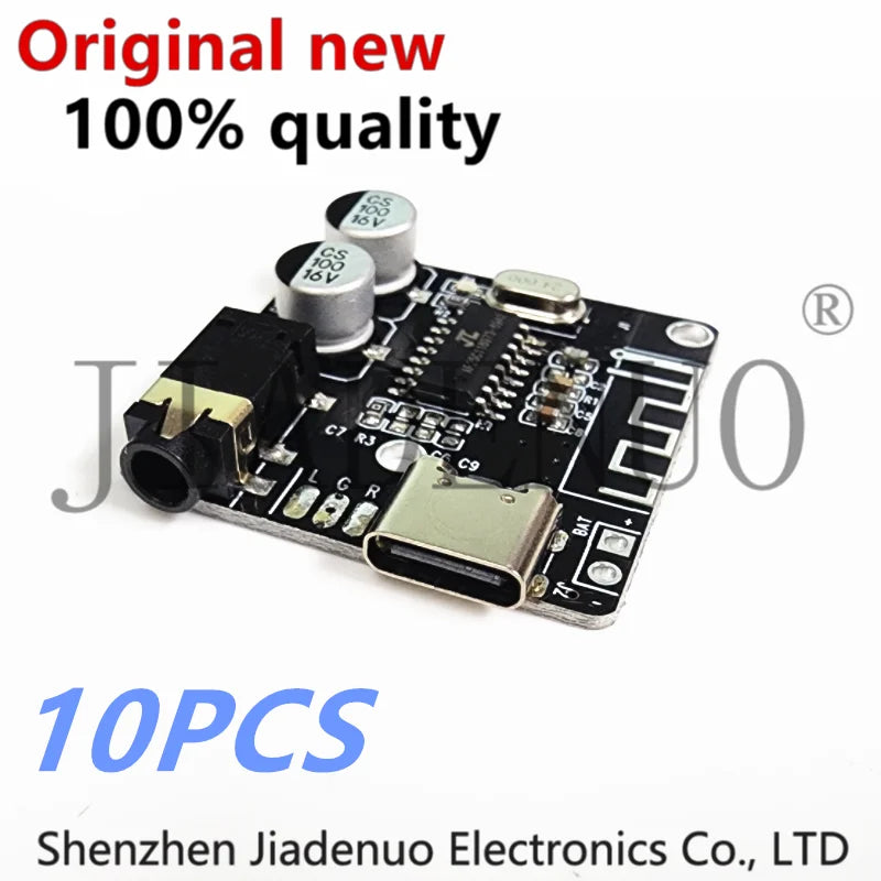 (1-10pcs) VHM-314 Bluetooth Audio Receiver Board Bluetooth 5.0 MP3 Lossless Decoder Board Wireless Stereo Music Module DC3.7-5V