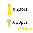 10sets/20sets Snap Splice Lock Wire Terminals Quick Electrical Cable Connectors Crimp electric motorcycles ham radio