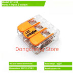 Wago wiring terminal 221-412 221-412 221-413 221-415 221-612 221-613 221-615 221-2411 Original  Wiring connector 20PCS/LOT