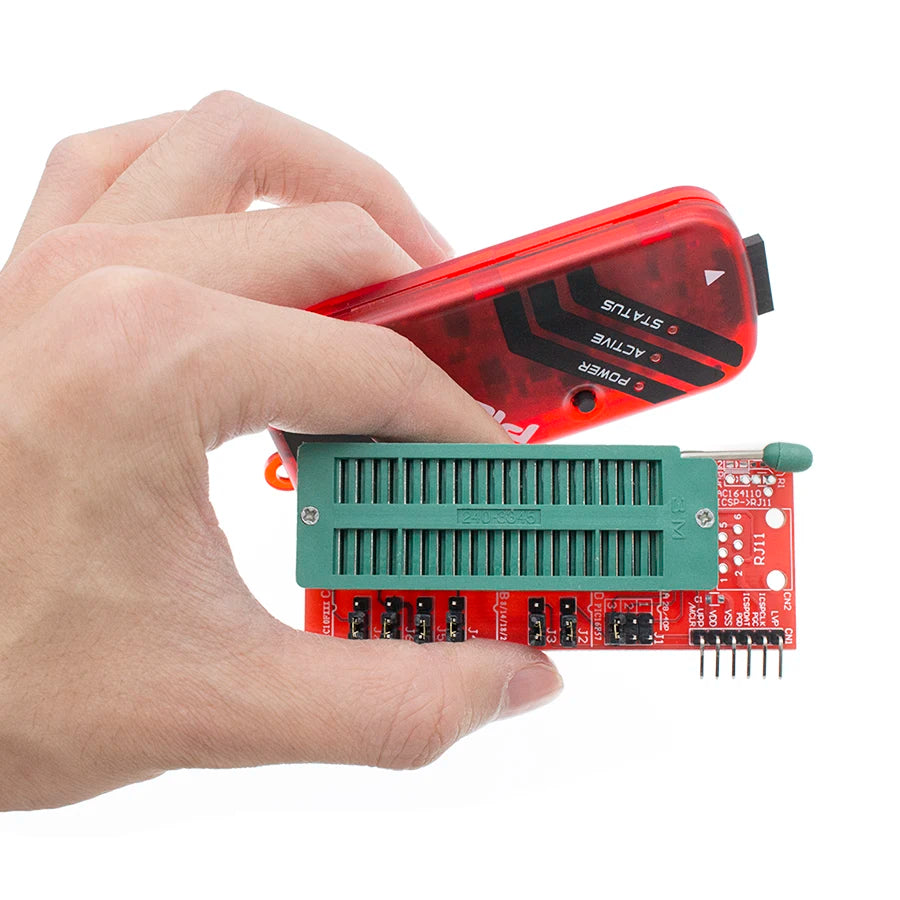 PICKIT3 PIC KIT3 PICKIT 3 Programmer Offline Programming PIC Microcontroller Chip Monopoly+PIC Programmer adapter seat