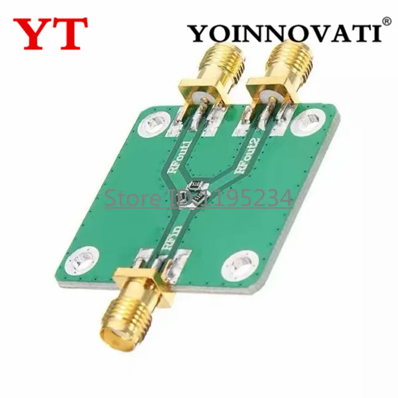 RF Power Splitter RF Microwave Resistance Power Divider Splitter 1 to 2 Combiner SMA DC-5GHz Radio Frequency Divider 6dB 50ohms