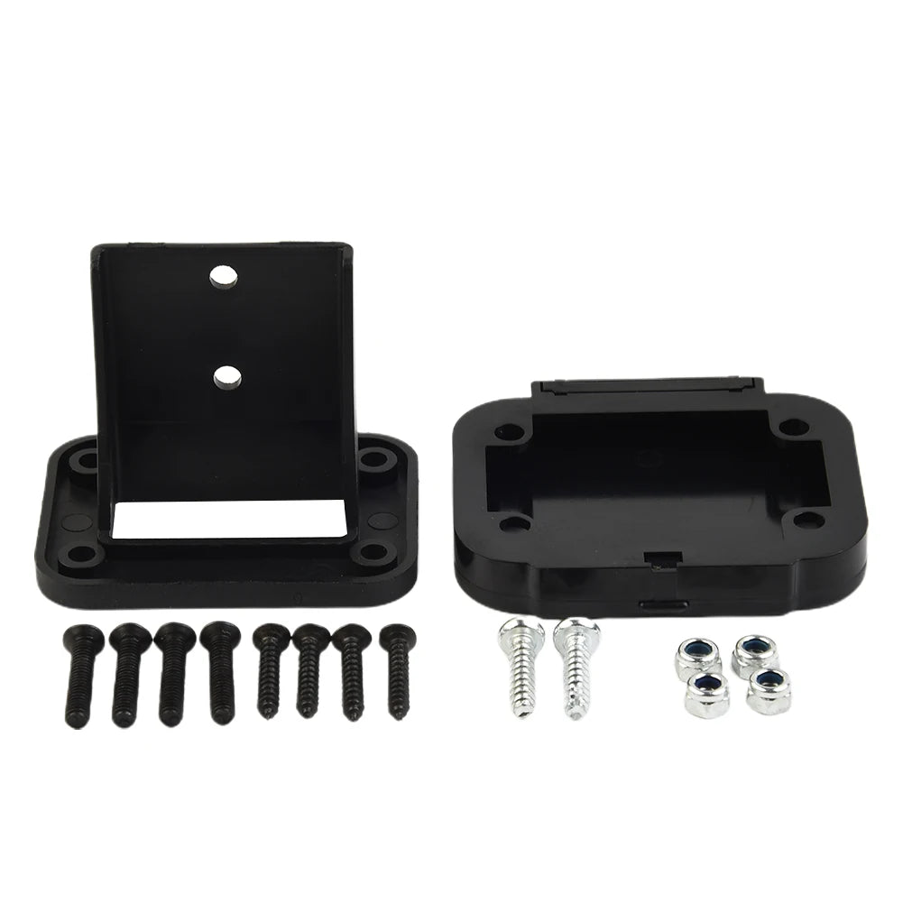 1/2Pcs For 50A For Anderson Plug Connector Flush Mount Bracket Panel Cover In-Line 50A Panel Connector Plug Bracket For Caravan