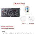 15w+15w Audio Amplifier Board USB Radio Support Dual Microphone Bluetooth Amplificatore Subwoof for Speaker 12V 24V 220V-PZZW