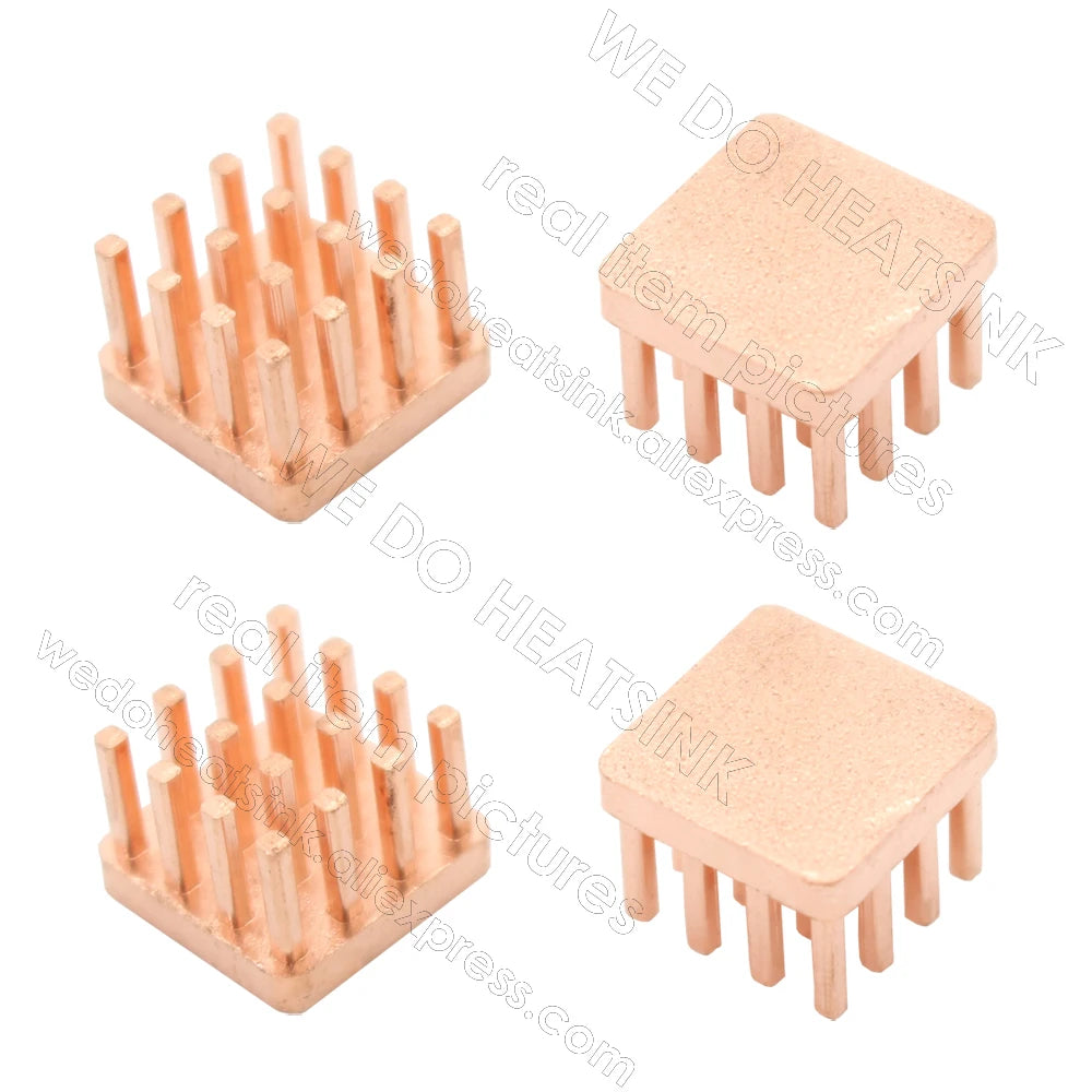 WE DO HEATSINK Small Tiny Useful Pure Copper Heat Sink Without or With Thermal Pad For Raspberry Pi Banana Pi IC Chipset Package