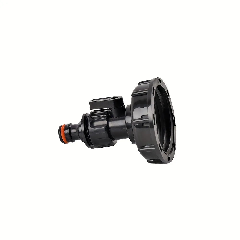 1000L IBC ton barrel lid S60x6 quick connector garden irrigation garden water connection piece with switch connector