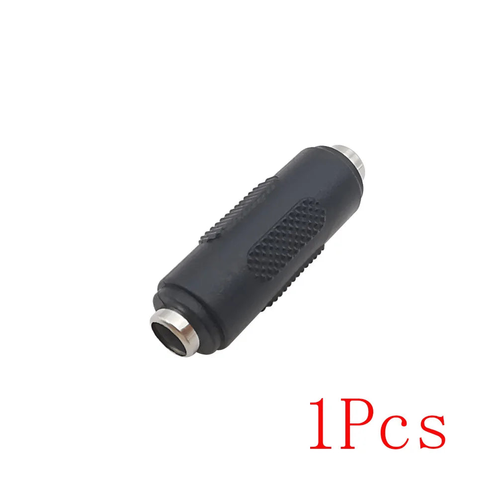 5.5 MM x 2.1 MM DC Male to Male Power Plug Connector 5.5mm x 2.1mm DC Female to Female Jack Adaptor For CCTV