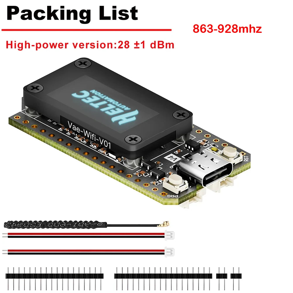 Heltec LoRa 32 V4 Meshtastic GPS ESP32 WIFI+BLE SX1262 LoRa 0.96inch OLED Solar Powered Dev-Board for IoT Smart Home