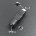 PD USB Adapter C Type C Male To 4.0*1.7 5.5*2.1 5.5*2.5 7.4*5.0 7.9*5.5mm Female Plug Converter DC Power Jack Connector