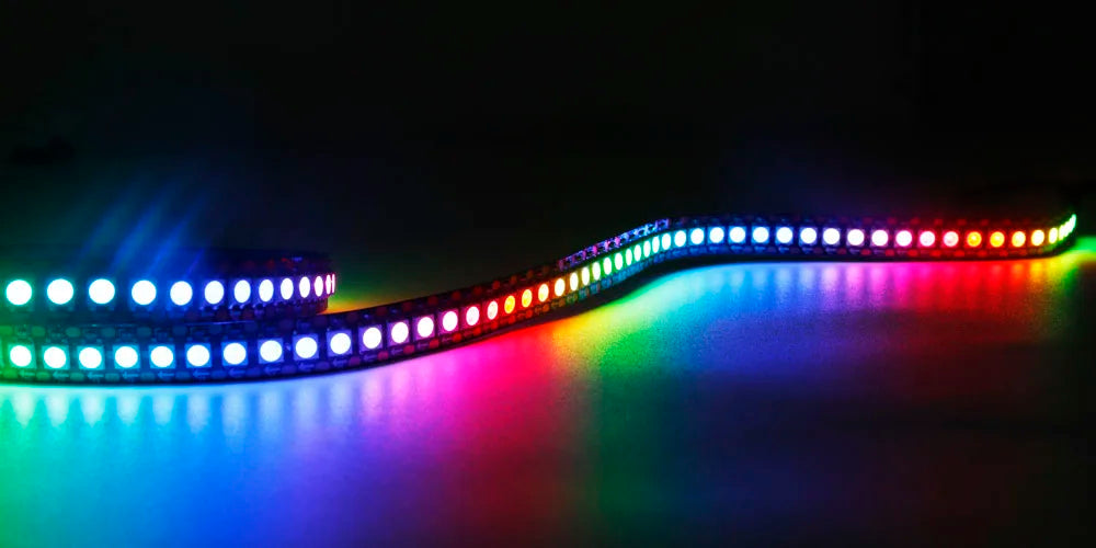 1-3M WS2812B WS2815 LED Strip 144 Pixels/LEDs/m Addressable IC Smart 5050 RGB LED Strip Light IP30/IP65/IP67 DC5V/12V