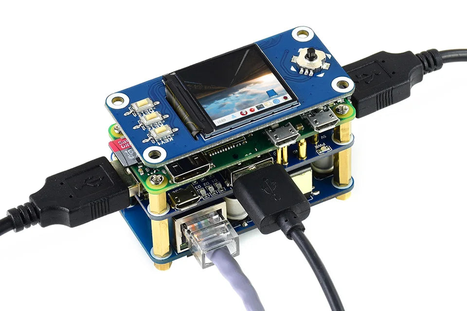 Raspberry Pi Zero PoE Power Over Ethernet/USB HUB HAT 3 X USB 2.0 Ports 802.3af-Compliant For Raspberry Zero W / Zero WH