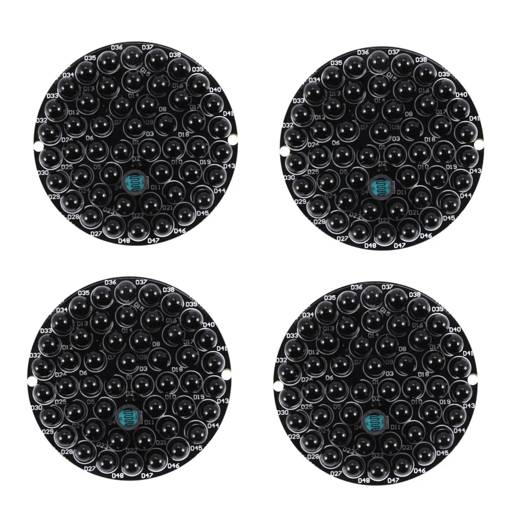 A37T-4X IR Infrared LED Board 940Nm 48Pcs IR Leds Invisible At Night No Exposure Light Board