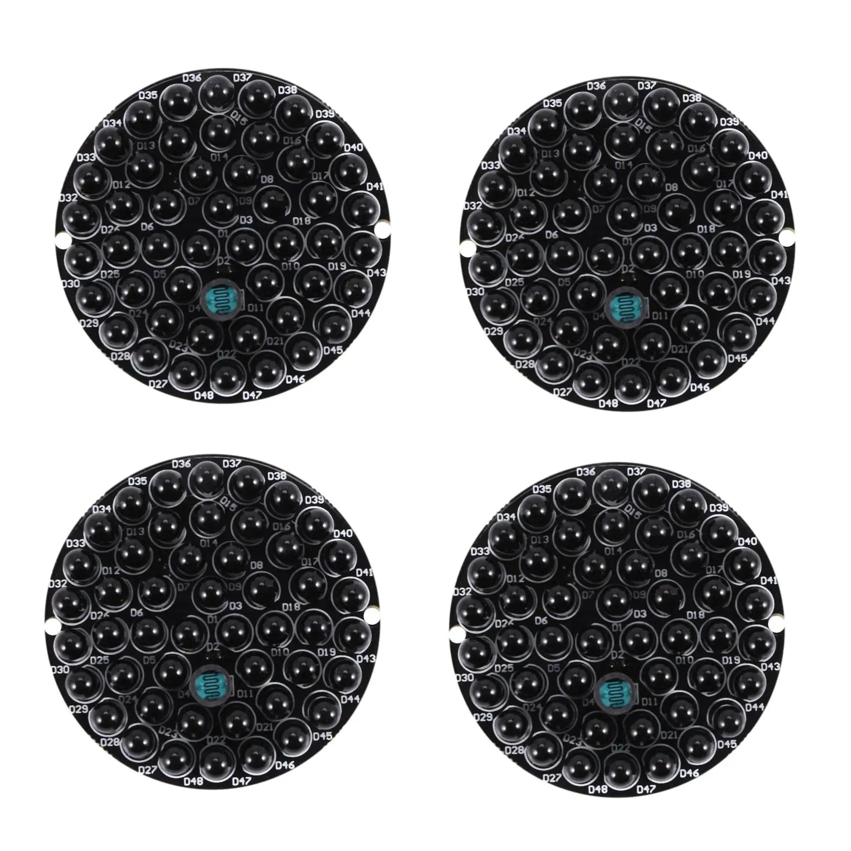 A37T-4X IR Infrared LED Board 940Nm 48Pcs IR Leds Invisible At Night No Exposure Light Board