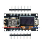 NodeMCU ESP8266 Development Board With 0.96 Inch OLED Display CH340G ESP-12F WiFi Module TYPE-C USB For Arduino/Micropython