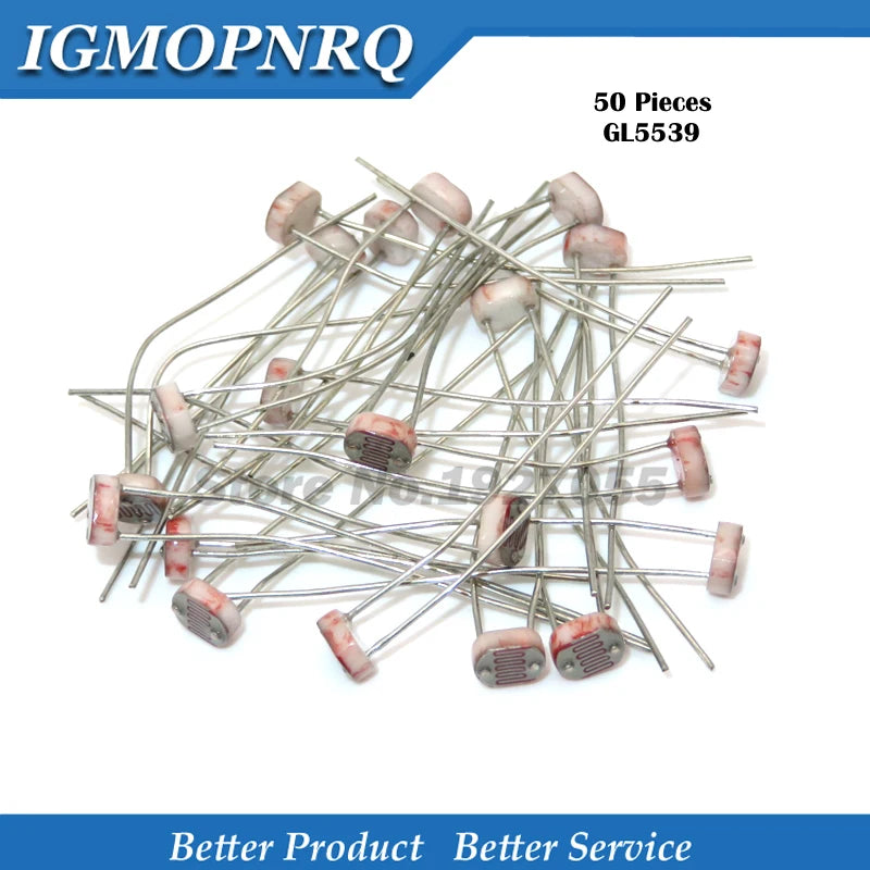 50PCS 5539 GL5539 5MM LDR Photo Light Sensitive Resistor Photoelectric Photoresistor new