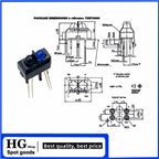 10PCS  Original new  TCRT5000L TCRT5000 Infrared reflective photoelectric switch sensor output infrared 950mm for