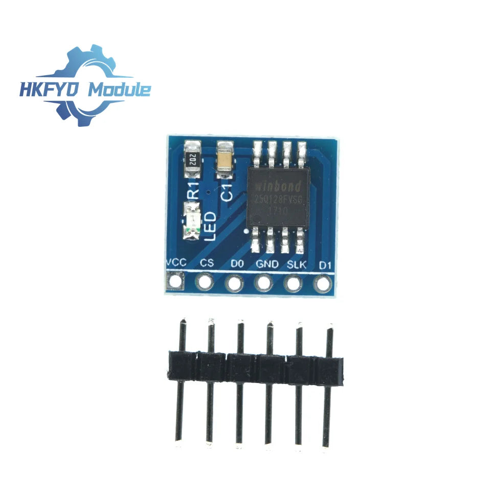 1-50PCS W25Q32 W25Q64 W25Q128 Large Capacity FLASH Storage Module SPI Interface BV FV STM32 Code