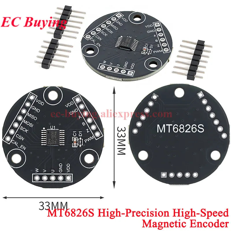 5Pc/1pc AS5600 Magnetic Encoder Module TLE5012 MT6701 MT6816 MT6826S AK09911C KTH7824 3144E Sensor Induction Control Door Switch