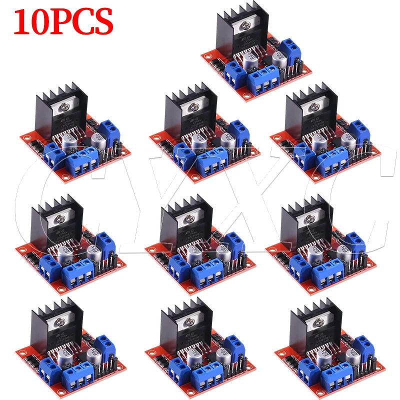 1-10PCS L298N Stepper Motor Driver Controller Board Dual H Bridge Module for Smart Car Power MEGA R3 Mega2560