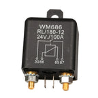 DC 12V 24V 100A 200A  WM686 Universal Relay 4 Pin Normal Open Car Starter Relay for Battery ON/Off Split Charge Relay Switch