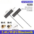 5Pcs/Lot 2.4G 5G 5.8G Dual Frequency With Built-in FPC Soft Board Wifi Bluetooth PCB Patch High Gain Antenna