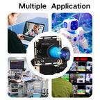 ELP Global Shutter USB Camera 720P 60fps Aptina AR0144 100° Wide Angle Lens UVC Webcam for Linux Windows Android