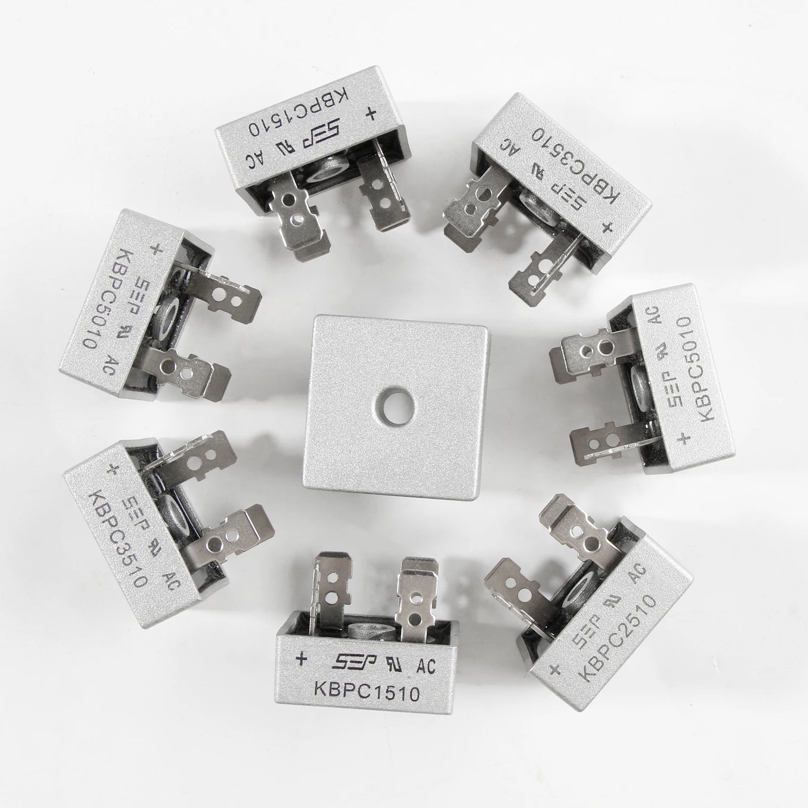 2pcs KBPC5010 Diode Bridge Rectifier KBPC1510 KBPC2510 KBPC3510 50A 1000v Single Phase Electronic Components