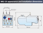 CHINT NR2-25 NR2-36 0.63-1A 28-36A Thermal Protection Relay Thermal Overload Relay