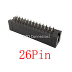 10-50Pcs DC3 IDC JTAG Socket 6-50Pin Male Header Connector 2.54mm Pitch Straight Needle DC3 ISP Double-spaced 2*6-50P DC3 Header