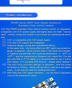 1PCS TTL to RS485 Module 485 to Serial Port UART Level Mutual Transfer Hardware Automatic Flow to the Control Board