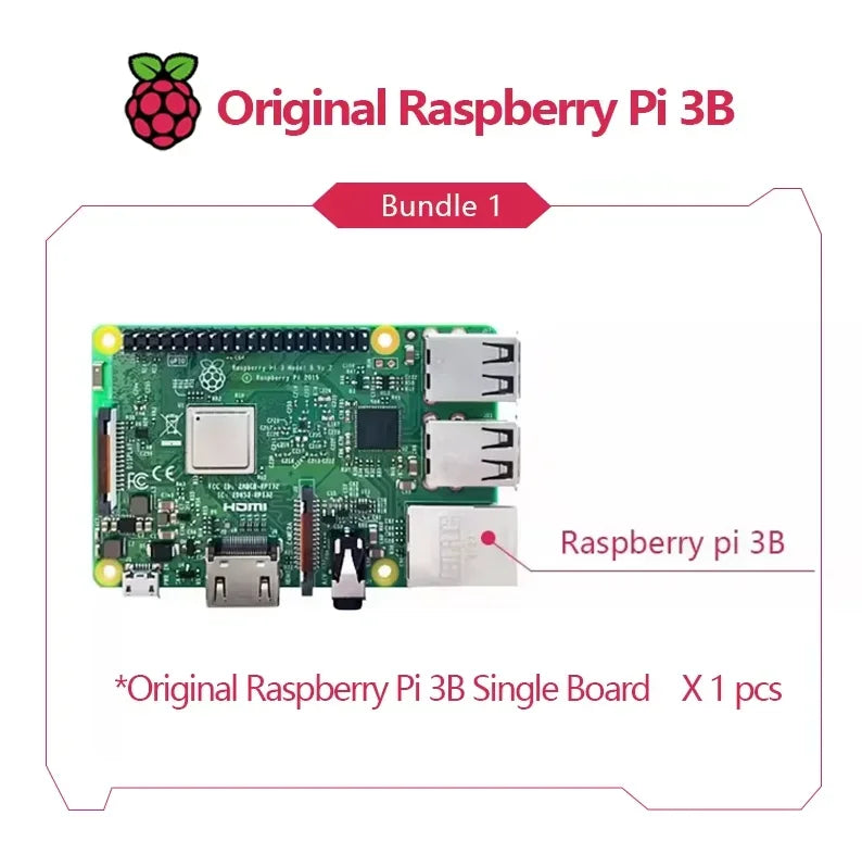 VoltS Raspberry Pi 3 Model B /3B+ Plus BCM2837 1.2G ,Raspberry Pi 3 B+ With 2.4G & 5G WIFI 4.2 Bluetooth And PoE