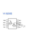 1PCS V6 Dual OP AMP Upgrade Gold Seal SS3602 MUSES02 OPA627BP For DAC Headphone Amplifier