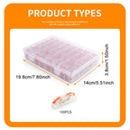 100Pcs 221 Series Boxed Lever Wire Connectors Quick Splicing Terminal Block 0.2-4mm² 32A 250V Electrical Cable Connector Set