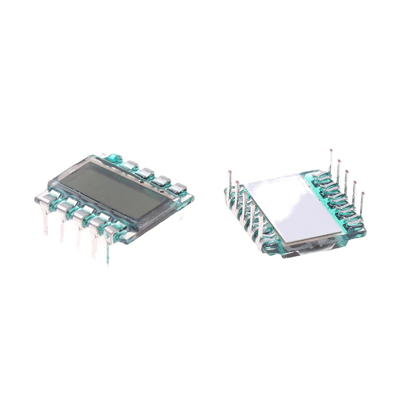 5PCS 10PIN TN Positive 3-Digits Segment LCD Panel 3.0V Digital Tube Display LCD Segment Code Screen 1.2*1.2cm
