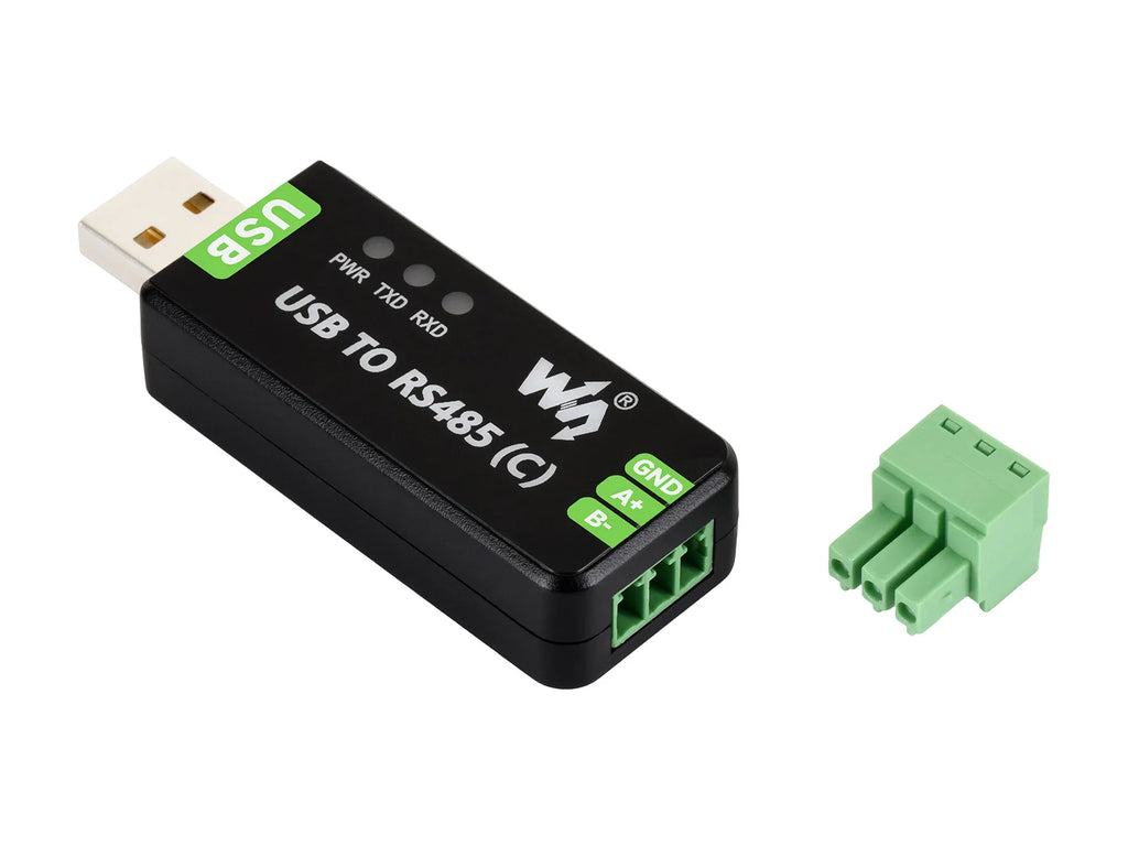 USB To RS485 (C) Industrial Grade Isolated Bidirectional Converter, FT232RNL Chip, Onboard Isolated Transceiver And TVS, Up To 1