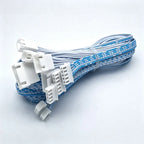 10pcs XH2.54mm 2468 24AWG Flat 2P 3P 4P 5P 6P -12P 1mtr 2m 3m Single Double Male Female Extension Wire