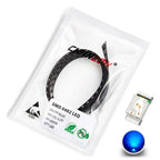100pcs 0402 SMD LED Emitting Diode Lamp Chip Light Beads Warm White Red Green Blue Yellow 3V