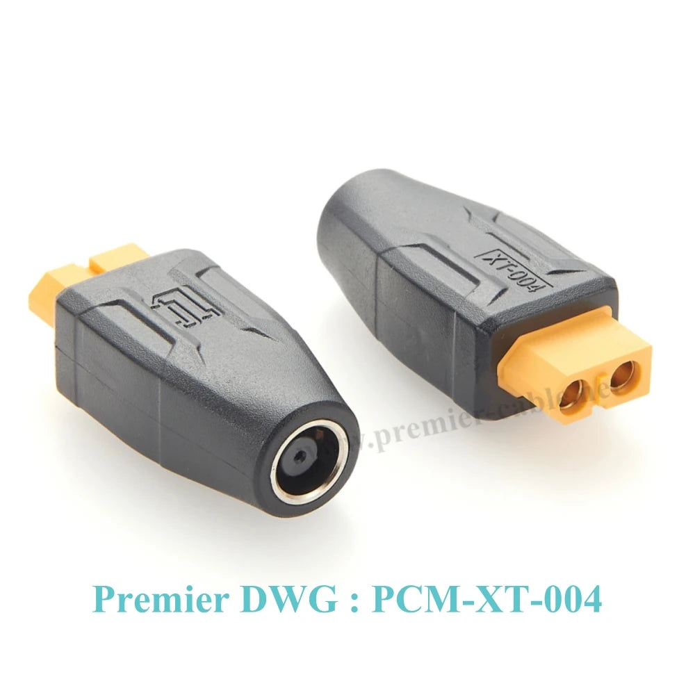 5Pcs XT60 to DC Adapter XT60 Female to DC 7.9mm x 0.9mm Female Connector for Portable Power Station Solar Generator