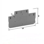 10Pcs PTTB2.5 PTTB-2.5 Push-in Double Level Din Rail Terminal Block 2 Layer 2.5mm² Plug Electrical Wire Connector