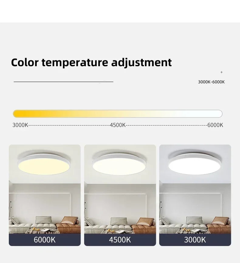 TUYA Intelligent LED Ceiling Light RGB Remote Dimming WiFi Bluetooth Decorative Light Living Room Bedroom Indoor Home Light