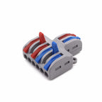 Wire Connector Mini Fast Universal Wiring Electrical Cable Conector LED Lamp Push In Terminal Block 222 SPL-62 SPL-42 Splic