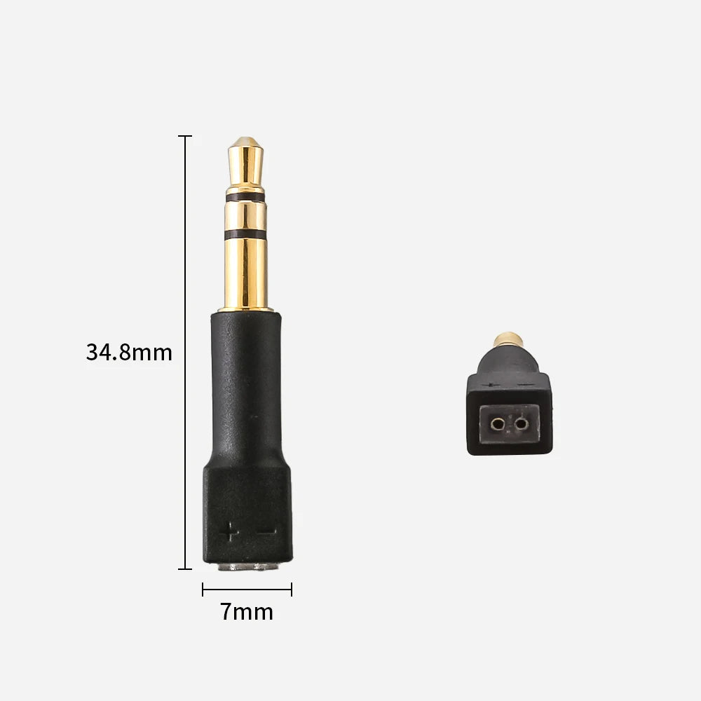1 Pair 3.5mm to MMCX Adapter/0.78mm Pins for M1 M2 ZX-1 WTD-3 Headphones Conversion Pin DIY Stereo Headset