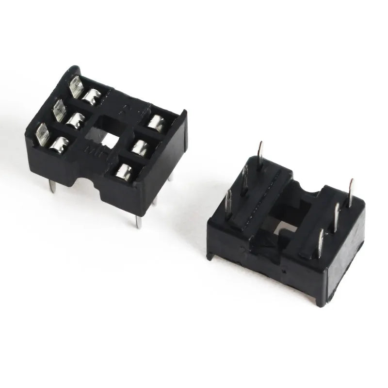 10PCS IC Seat DIP IC Socket Adaptor Solder DIY Sockets 6pin 8pin 14pin 16pin 18pin 20pin 24pin 28pin