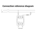 RM1A Series Solid State Relay 25A  40A 50A 75A Zero Cross SSR DC to AC for Heater Control