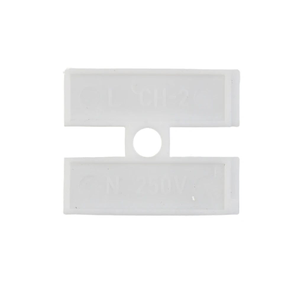 20Pcs CH2 Spring Quick Wire Connector Cable Clamp 2p Electrical Crimp Erminal Block 2 Way Easy Fit For Led Strip